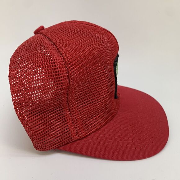 Vintage K-Brand Thimet SnapBack Hat Cap All Mesh Red(H7) - Picture 2 of 11